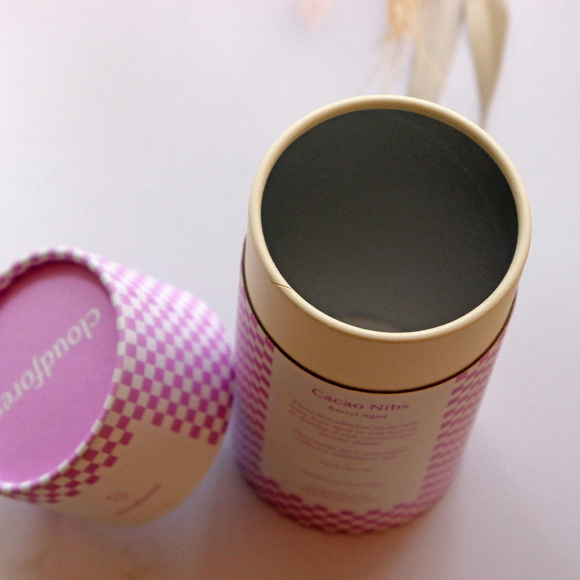 Tubo de papel de embalagem de doces de Natal de grau alimentício personalizado 100% biodegradável