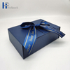 Embalagem luxuosa de caixa de fita azul para perfume, caixas de presente personalizadas para chá, batom, cerveja, cílios, ferramentas, perucas