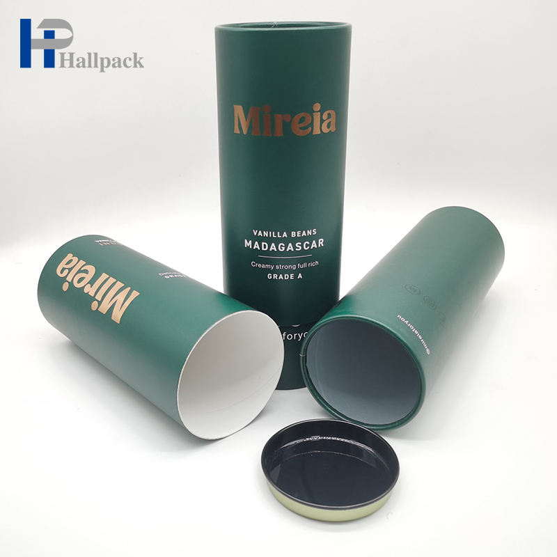 Tubo amigável feito sob encomenda do papel da caixa do cilindro do cartão de Eco que empacota para o modelo do papel de parede Art Print