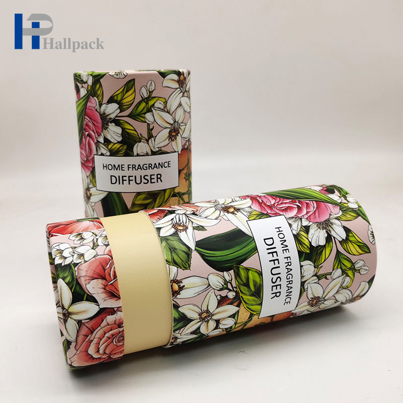 Alta qualidade biodegradável fosco placa de papel kraft tubo de papel redondo toalha roupas roupa interior lenço de seda presente embalagem de tubo de papel