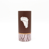 Placa de papel kraft biodegradável personalizada, tubo de papel redondo, toalha, roupa íntima, lenço de seda, embalagem de tubo de papel para presente