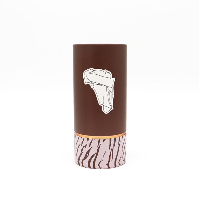 Placa de papel kraft biodegradável personalizada, tubo de papel redondo, toalha, roupa íntima, lenço de seda, embalagem de tubo de papel para presente