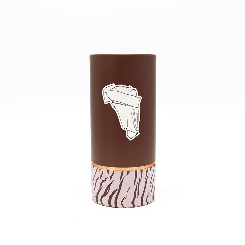 Placa de papel kraft biodegradável personalizada, tubo de papel redondo, toalha, roupa íntima, lenço de seda, embalagem de tubo de papel para presente