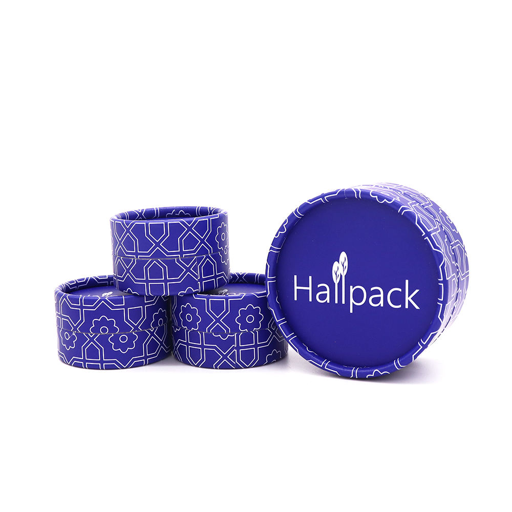 Tubo redondo amigável do abanador de sal da especiaria da caixa do cartão do produto comestível de Eco com recipiente superior da peneira para empacotamento de papel do pó solto