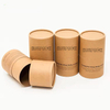 Tubo biodegradável do papel de embalagem que empacota o recipiente do chá do tubo do papel do chá