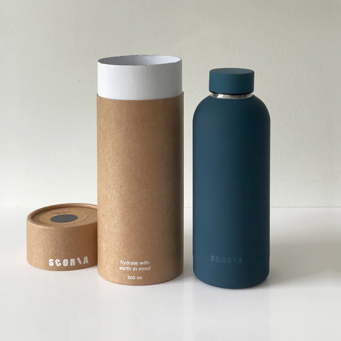Hallpack Design 100% Tubo de papel redondo ecológico sem plástico para garrafa de bebida Tubo de papel de material biodegradável para garrafa