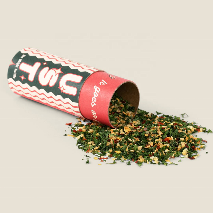 Atacado Design Gratuito Vazio Cor Personalizada Caixa Biodegradável Tubo de Papel Kraft Para Alimentos Chá Cilindro de Presente Embalagem de Papel Redondo