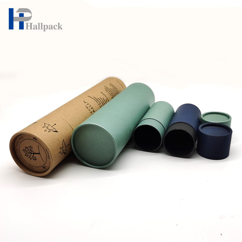 Tubos de envio personalizados, brancos, marrons e pretos, embalagens ecológicas, tubo de papel sob medida, núcleo de pôster, soluções de tubo de envio