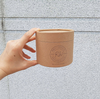 Tubo de papel Kraft personalizado 100% ecologicamente correto para embalagem de alimentos, folha, chá, flor, tubo de embalagem de chá