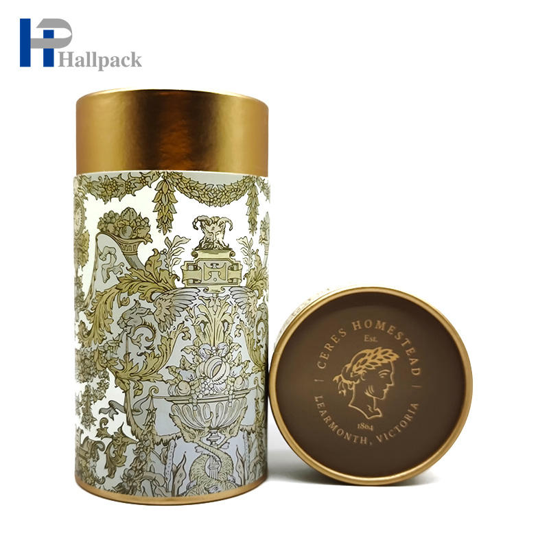 Tubo de papel para embalagem de presente em papelão Tubos de papel para embalagem de lanche