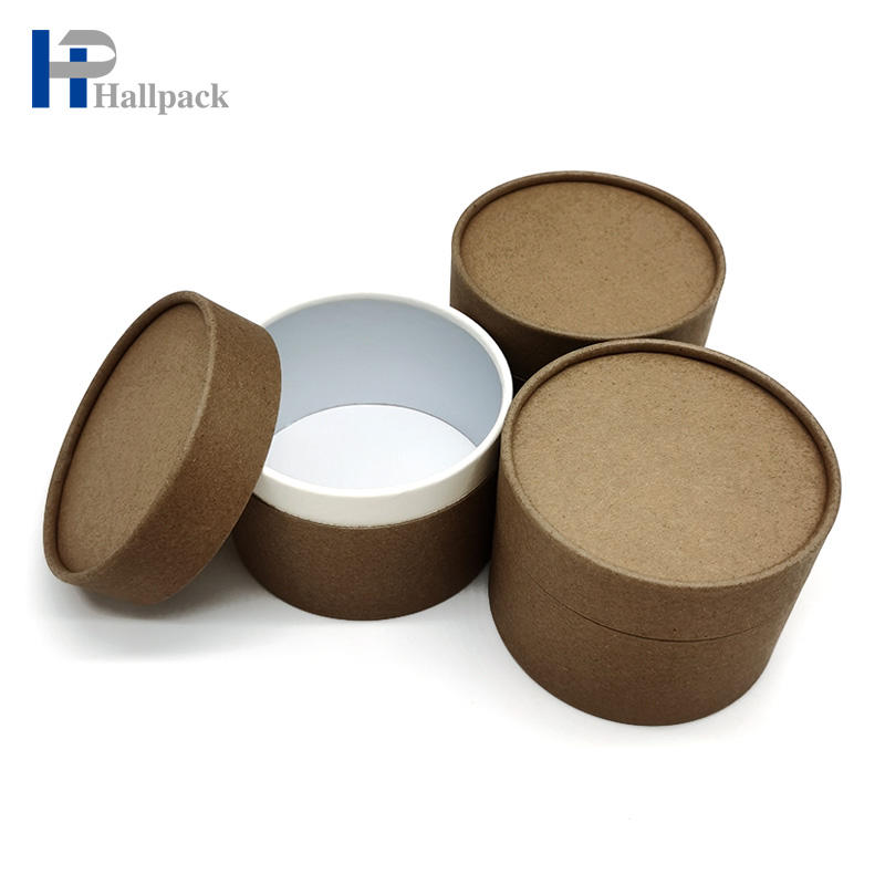 Tubo de papel de papelão cilíndrico para suco de bebida de café, champanhe e embalagem de tequila durável e forte