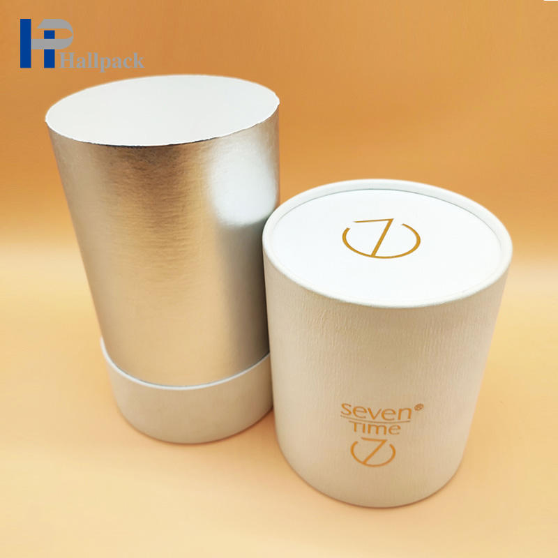 Tubo de papel de batom Perfume Alimentos Embalagem redonda de tubo de papel Kraft