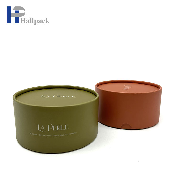 Tubo de embalagem de perfume de papel colorido de luxo por atacado Tubo de papel biodegradável