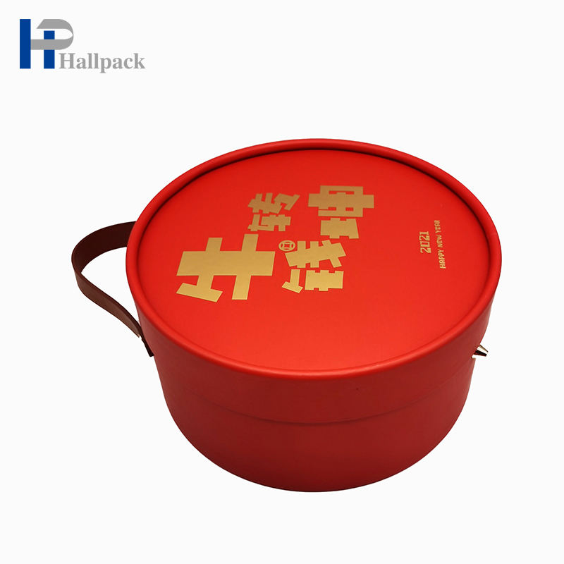 Embalagem luxuosa personalizada dos tubos de papel da caixa do pacote do presente do cartão