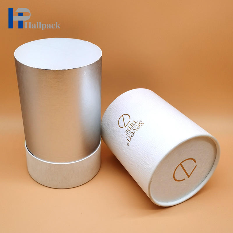 Empacotamento reciclável do tubo de papel dos cosméticos dos tubos do núcleo do papel de embalagem