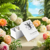 Luxo pequena caixa de presente de doces de casamento glitter favor caixa rígida com folha de ouro laminação fosca e manuseio de impressão de desaparecimento