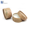 Tubo personalizado do papel do cartão da caixa do pacote do projeto do produto comestível com empacotamento da borda do rolo