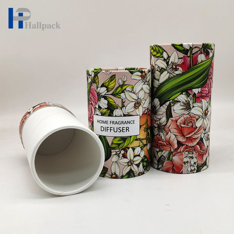 Novo estilo difusor tubo de papel acessórios de moda redondo tubo de papel kraft