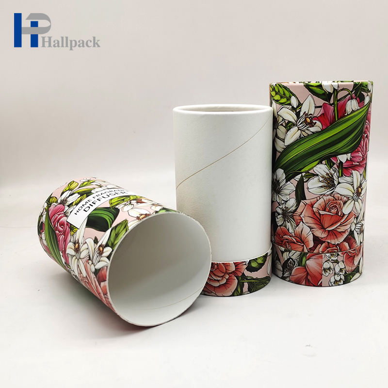 Novo estilo difusor tubo de papel acessórios de moda redondo tubo de papel kraft