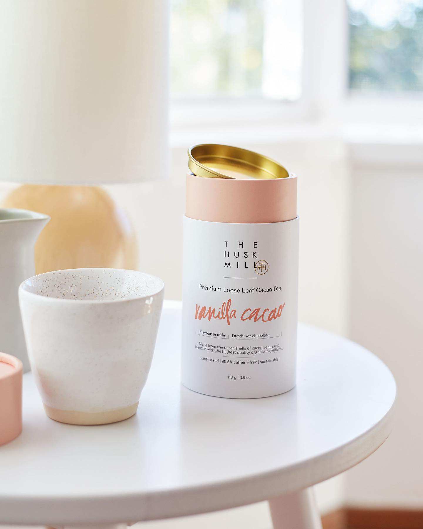 Embalagem de tubo redondo de papel biodegradável de alta qualidade para cilindro de chá e café