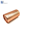 Venda quente Eco amigável tubo de papel reciclável personalizado Rose Gold Paper Tube