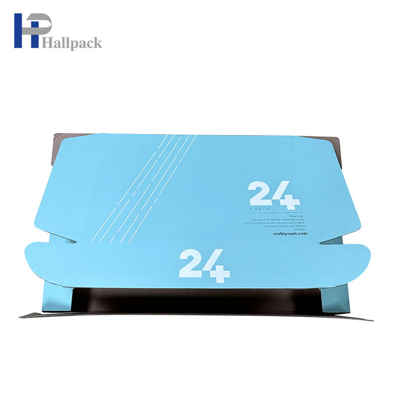 Caixa ondulada do avião feito sob encomenda da caixa do logotipo das caixas de papel de transporte recicláveis