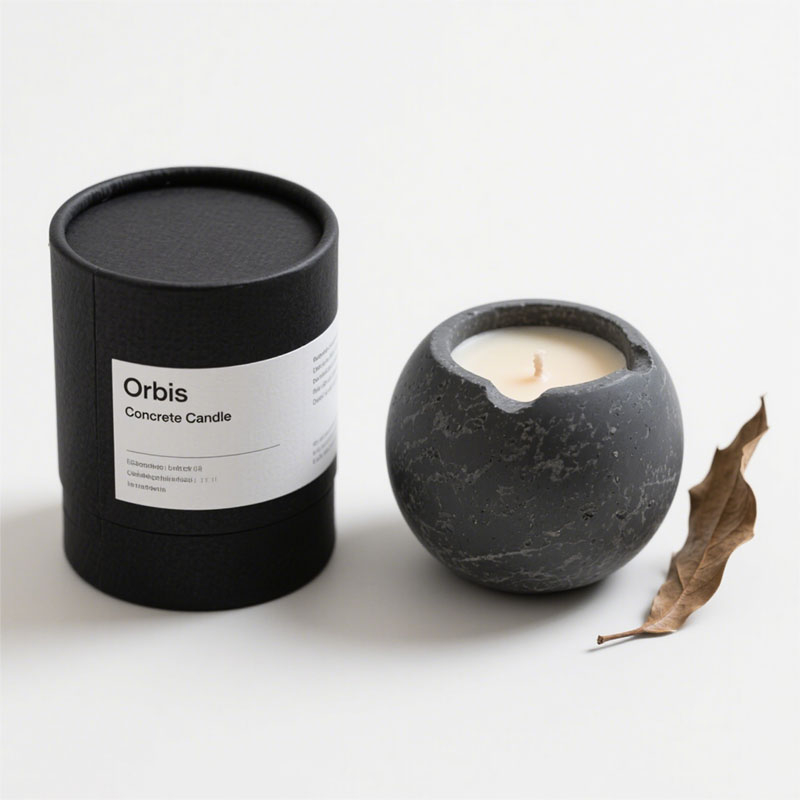 Reciclável Cilindro de papel de design personalizado embalagem cosmética para latas de vela