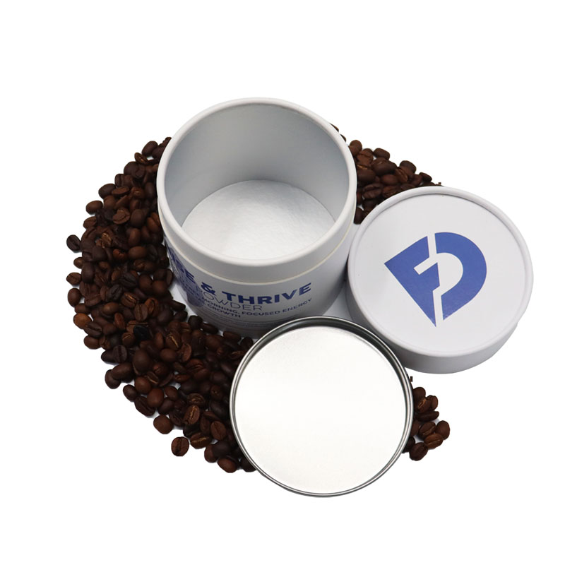 Embalagem de tubo de qualidade alimentar personalizada ecologicamente correta para grãos de café