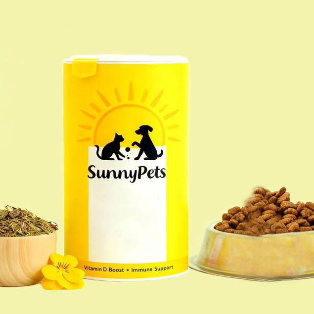 Embalagem em tubo de papel para alimentos para animais de estimação: elegante e sustentável