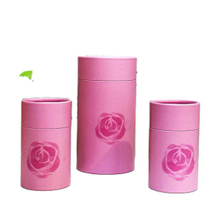 Pacote biodegradável personalizado fácil de descascar Hallpack para embalagens de cilindro de papel de café, chá e chocolate