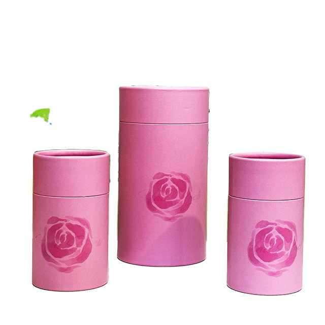 Pacote biodegradável personalizado fácil de descascar Hallpack para embalagens de cilindro de papel de café, chá e chocolate
