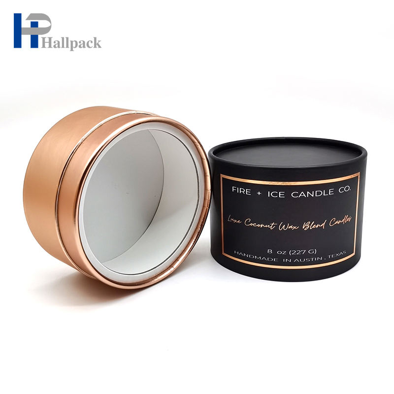 Personalize o cilindro de papel para embalagem de frascos, garrafa de óleo essencial, tubo redondo, caixa de papel