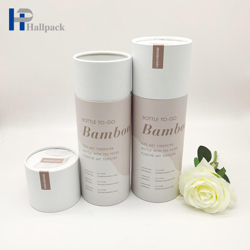 Embalagem de camisetas personalizadas 100% recicladas meias embalagens de tubos de papel cartão Kraft