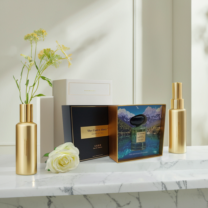Creme facial perfume laminação fosca e gravação em relevo estrutura rígida couro premium luxuoso e embalagem caixa de presente de joias de papelão