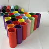 Núcleos de papel de arte de designer de 2 polegadas artesanais DIY tubos de papel colorido reciclável 54 mm
