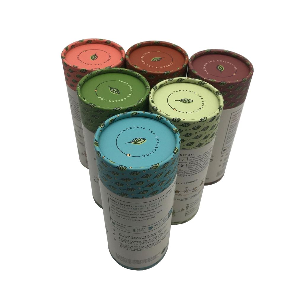 Caixa de alta qualidade Embalagem biodegradável Stick Container Tubo de papel Food OEM Round Paperboard Guangdong da China personalizado