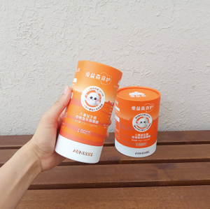 Tubos de papel kraft de qualidade alimentar de papelão biodegradável vazio de cor personalizada com design gratuito por atacado para embalagens de chá