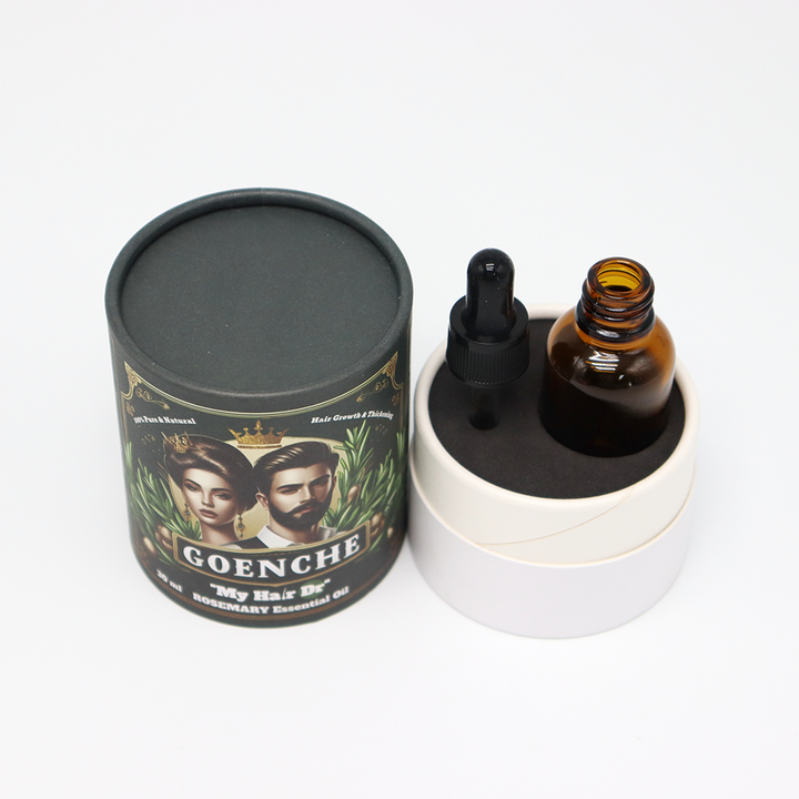 Pacote de caixas de tubo redondo embalado em papelão cosmético personalizado de alta qualidade para frasco de perfume de óleo essencial