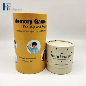 Ofício personalizado privado do presente redondo do tubo do cartão de Kraft superfície gravada que desaparece a impressão para empacotar