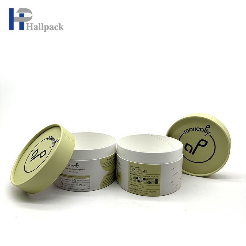 Tubos de papel de chá por atacado Tubo de papel de embalagem de caixa de cilindro de café reciclado