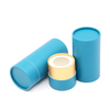 Embalagem cosmética biodegradável do tubo de papel da caixa do cilindro do cartão do estilo luxuoso feito sob encomenda para a garrafa de perfume do óleo essencial dos pulverizadores