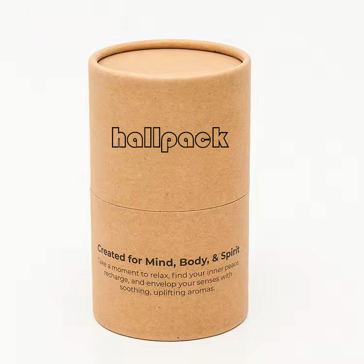 Tubo biodegradável do papel de embalagem que empacota o recipiente do chá do tubo do papel do chá