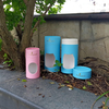 Caixas biodegradáveis ​​do cilindro da janela da vela do tecido de Kraft da vela de empacotamento do tubo de papel vazio redondo feito sob encomenda