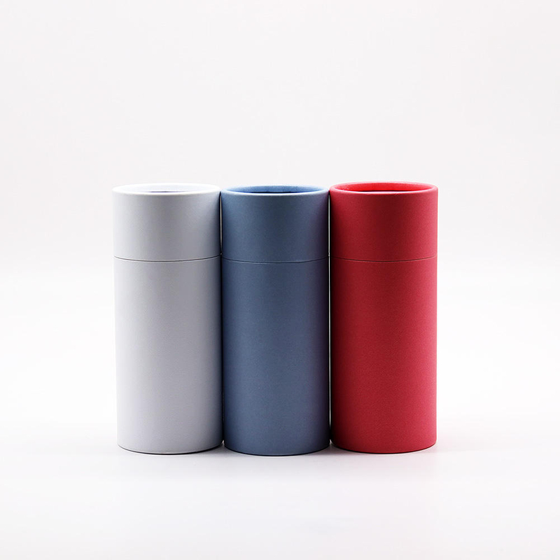 100% Material Reciclado Tubo de Papel Artesanal Personalizado Feito à Mão Cera de Soja Vela de Luxo Jarra de Vidro Tubo de Núcleo de Papel Embalagem de Chá