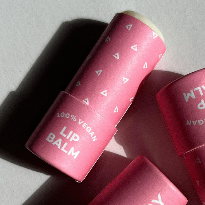 Tubo de bálsamo labial personalizado de papel livre de plástico biodegradável formato redondo push up cilindro barra de loção tubo de papel de embalagem