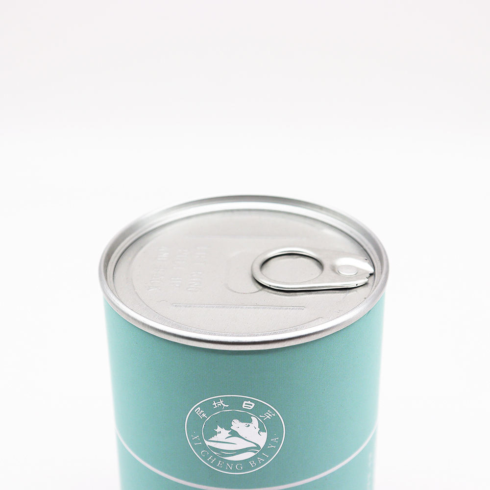 O chá circular de empacotamento amigável de Eco imprimiu caixas do tubo do logotipo personalizou a caixa de presente do cilindro de papel