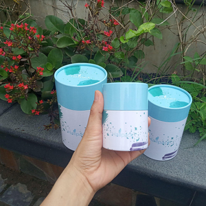 Embalagem de tubos de papel Kraft Caixas de papel push up em estilo papelão para chá para armazenamento e apresentação de chá