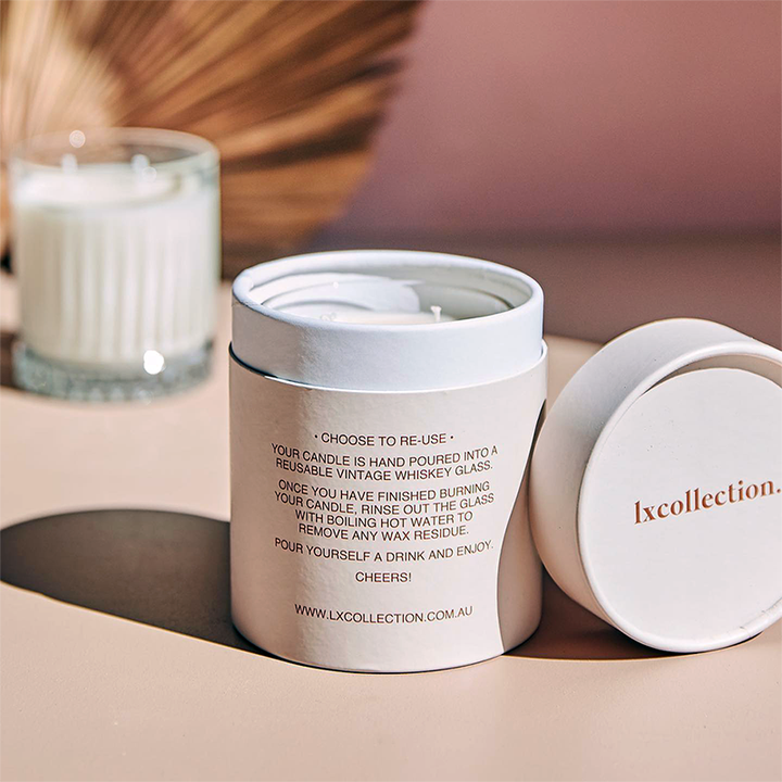 Caixa de cilindro de papel kraft livre de plástico biodegradável personalizada para óleos essenciais de velas de sabão usam embalagens de tubos de papel