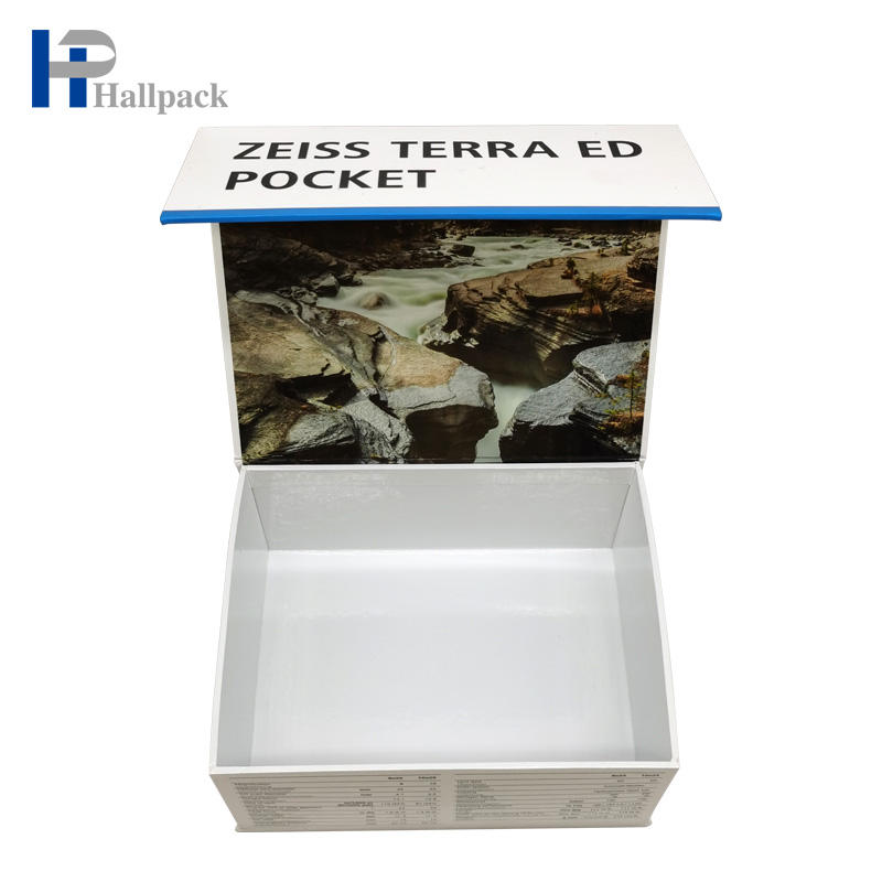 Caixa de papel de empacotamento da caixa da garrafa feita sob encomenda do presente da joia para a roupa