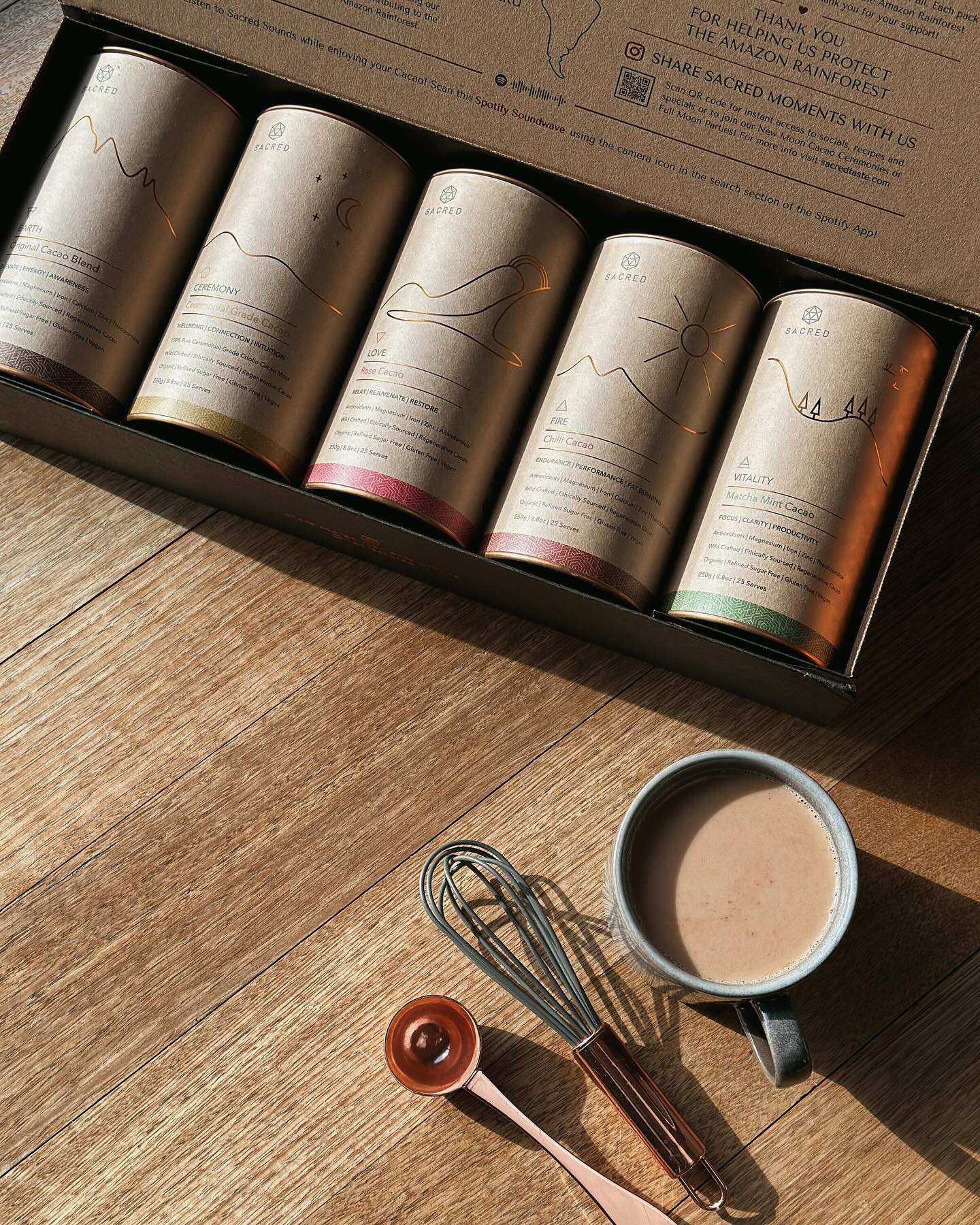 Embalagem de papelão de caixa de tubo redondo de qualidade alimentar com design personalizado de luxo para lata de papel de chocolate e cacau